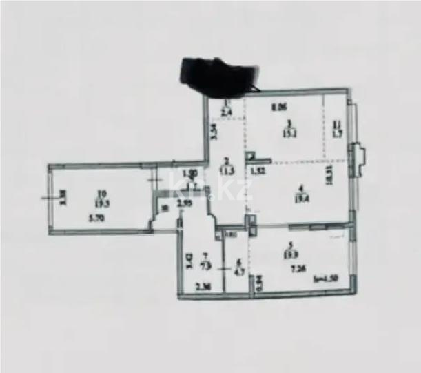 Продажа 2-комнатной квартиры, 115 м² в Астане - фото 2