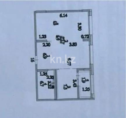 Продажа 2-комнатной квартиры, 55.5 м² в Астане