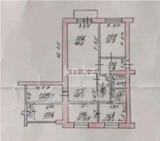 Продажа 4-комнатной квартиры, 88 м² в Алматы