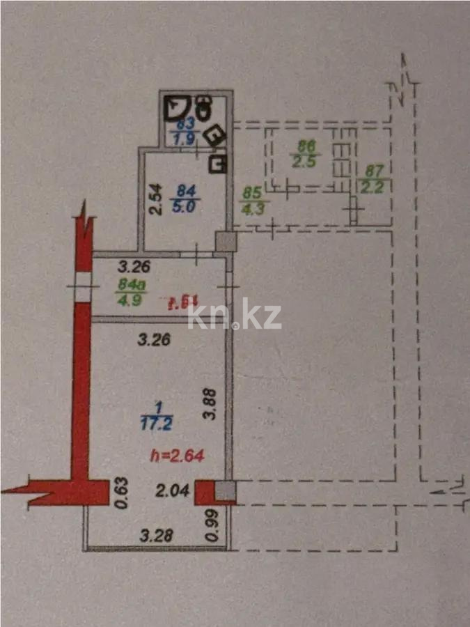 Продажа 1-комнатной квартиры, 25 м² в Алматы - фото 4