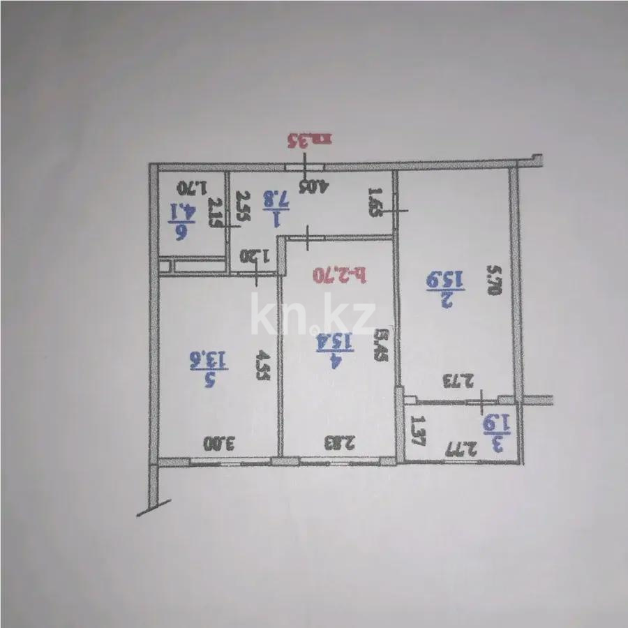 Продажа 2-комнатной квартиры, 58.7 м² в Алматы - фото 5