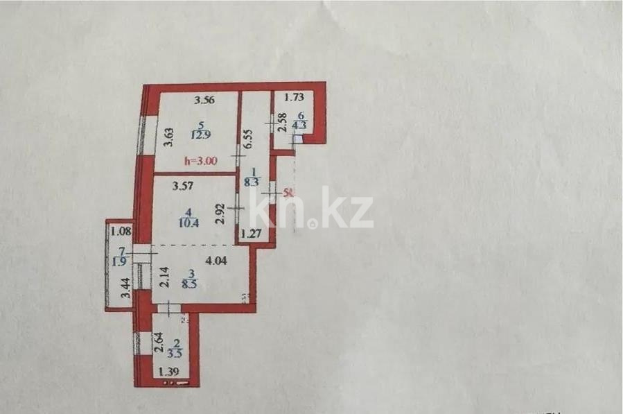 Продажа 2-комнатной квартиры, 49.8 м² в Астане - фото 5