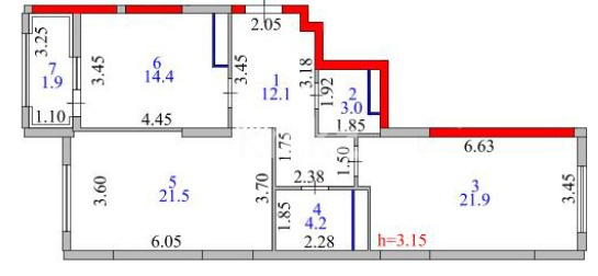 Продажа 2-комнатной квартиры, 79.31 м² в Астане - фото 2