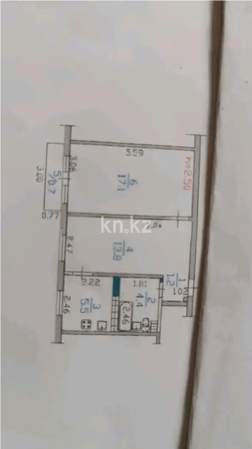 Продажа 2-комнатной квартиры, 45 м², ул. Панфилова, дом  28 в Алматы