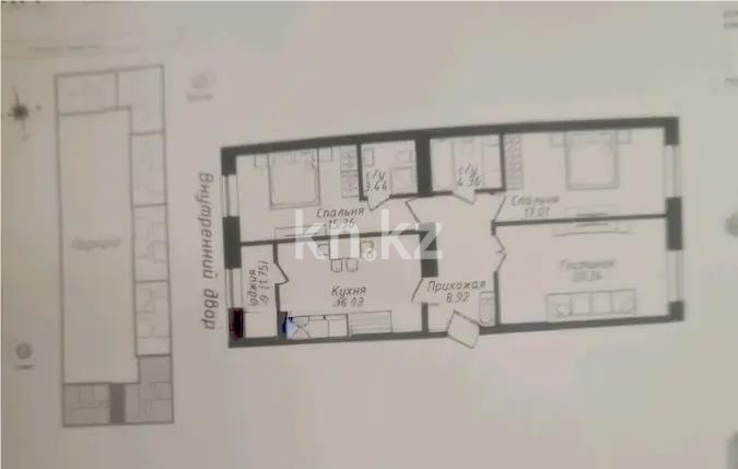 Продажа 3-комнатной квартиры, 87 м² в Астане