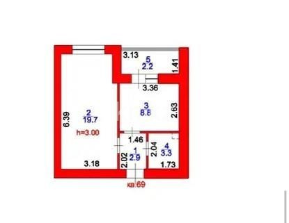 Продажа 1-комнатной квартиры, 36.9 м², ул. А-52, дом  4/1 в Астане - фото 3