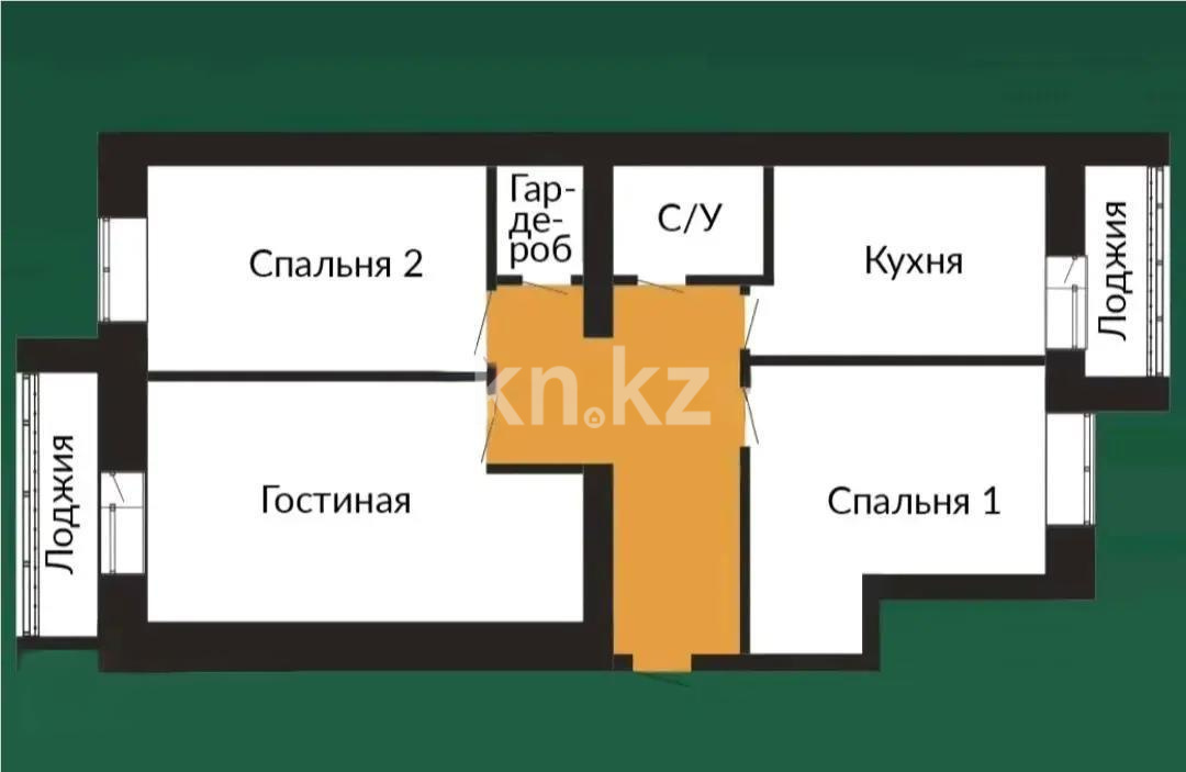 Продажа 3-комнатной квартиры, 104 м² в Караганде - фото 7