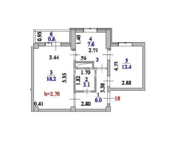Продажа 2-комнатной квартиры, 49.1 м² в Астане - фото 3