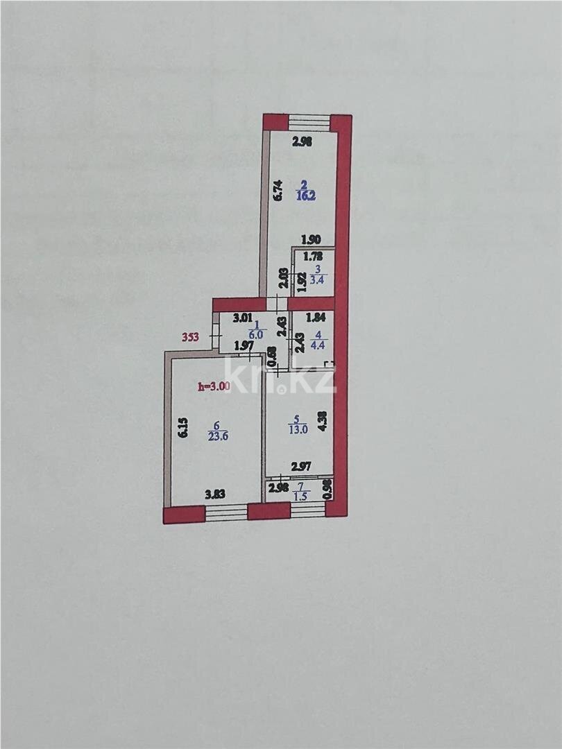 Продажа 2-комнатной квартиры, 66.1 м² в Астане - фото 9