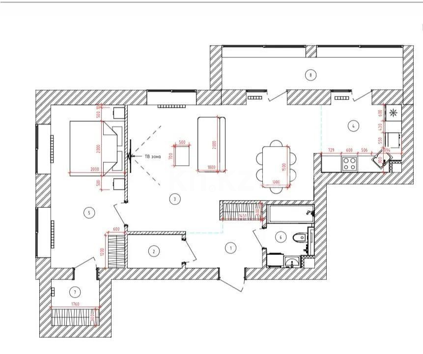 Продажа 2-комнатной квартиры, 70 м² в Астане - фото 5