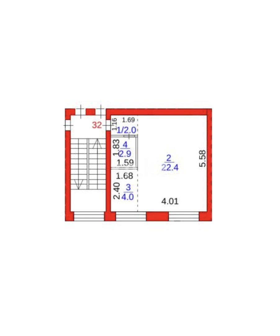 Продажа 1-комнатной квартиры, 30.8 м² в Караганде - фото 7