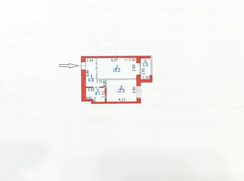 Продажа 1-комнатной квартиры, 40 м², ул. Букетова, дом  3/3 в Караганде - фото 24