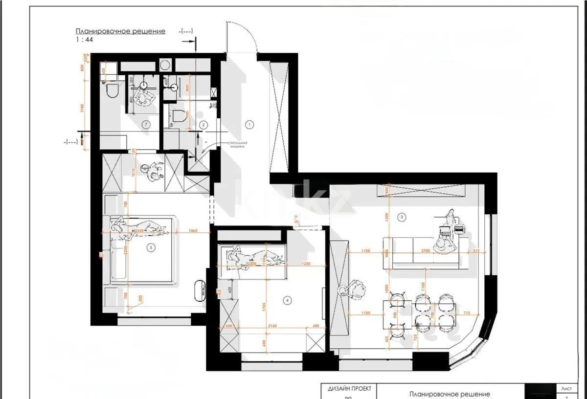 Продажа 3-комнатной квартиры, 76 м² в Астане - фото 2