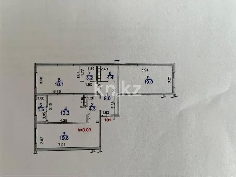 Продажа 3-комнатной квартиры, 93 м², ул. Ашимова, дом  1/5б в Алматы