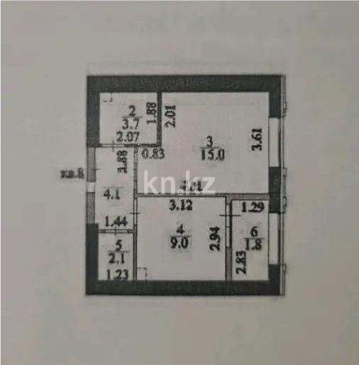 Продажа 1-комнатной квартиры, 37 м² в Астане - фото 2