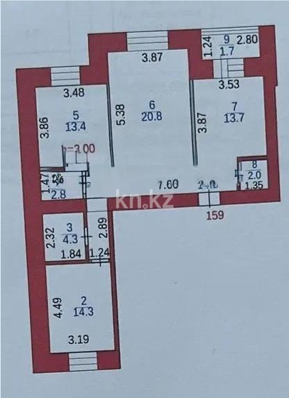 Продажа 3-комнатной квартиры, 87 м² в Караганде