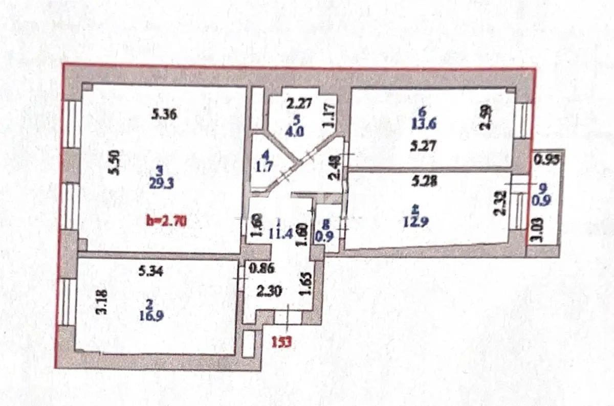Продажа 3-комнатной квартиры, 91.6 м², ул. Жубанова, дом  10 в Астане - фото 8