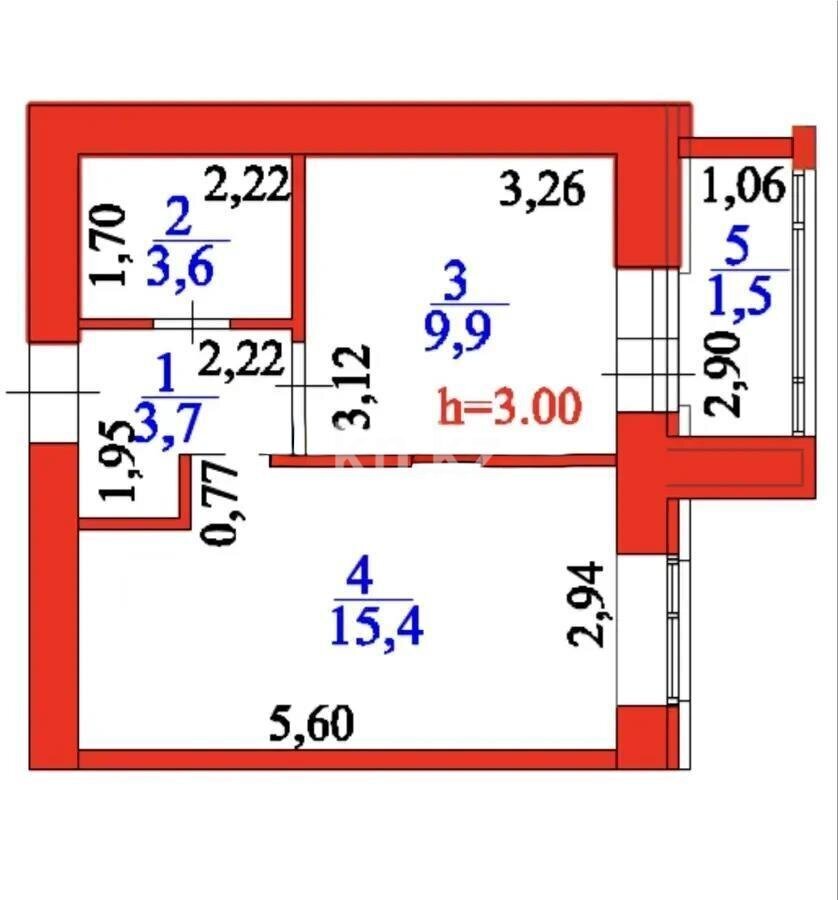 Продажа 1-комнатной квартиры, 34.1 м² в Астане - фото 2