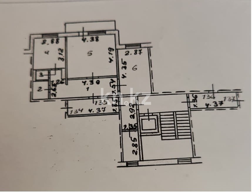 Продажа 2-комнатной квартиры, 54 м² в Караганде - фото 6