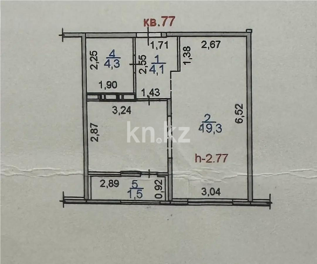 Продажа 1-комнатной квартиры, 38.5 м² в Алматы