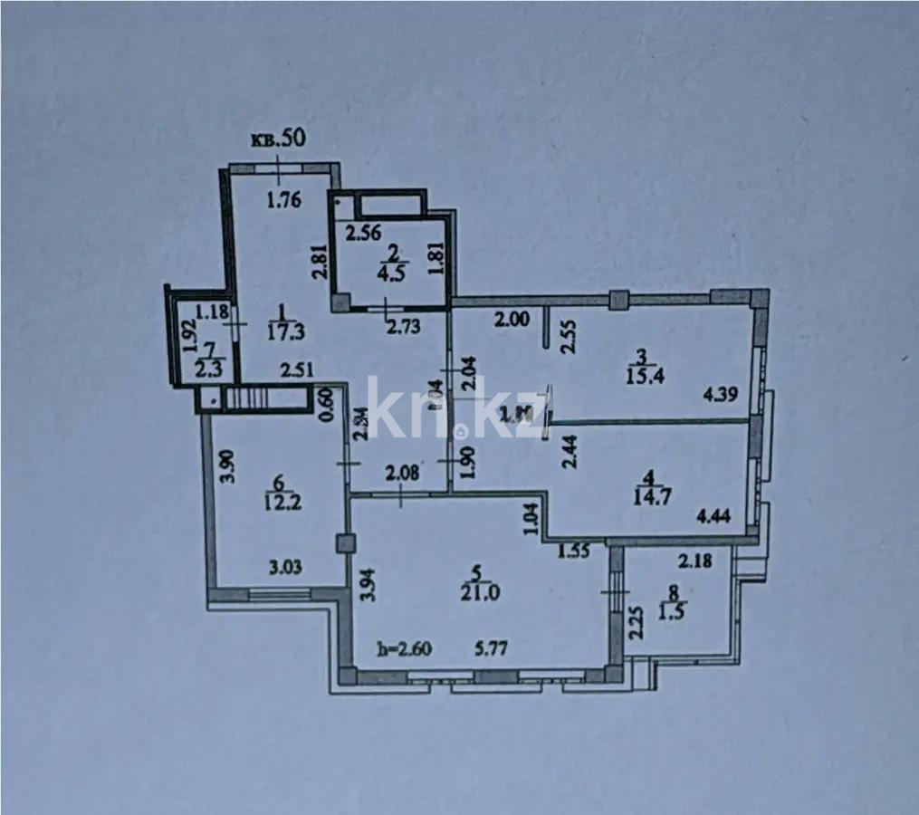 Продажа 3-комнатной квартиры, 89 м² в Астане