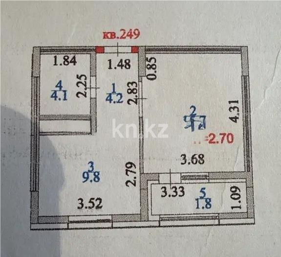 Продажа 1-комнатной квартиры, 35.6 м² в Астане - фото 4