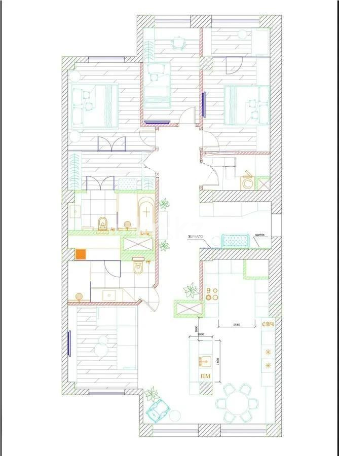 Продажа 4-комнатной квартиры, 136 м² в Алматы - фото 3