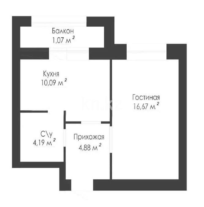 Продажа 1-комнатной квартиры, 37.8 м² в Астане - фото 5