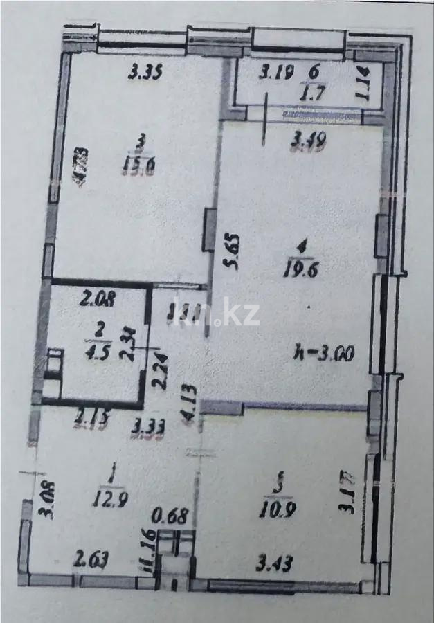 Продажа 2-комнатной квартиры, 65.2 м² в Астане - фото 4