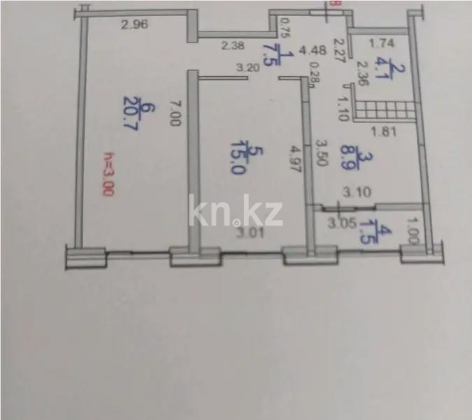 Продажа 2-комнатной квартиры, 58 м² в Алматы - фото 3