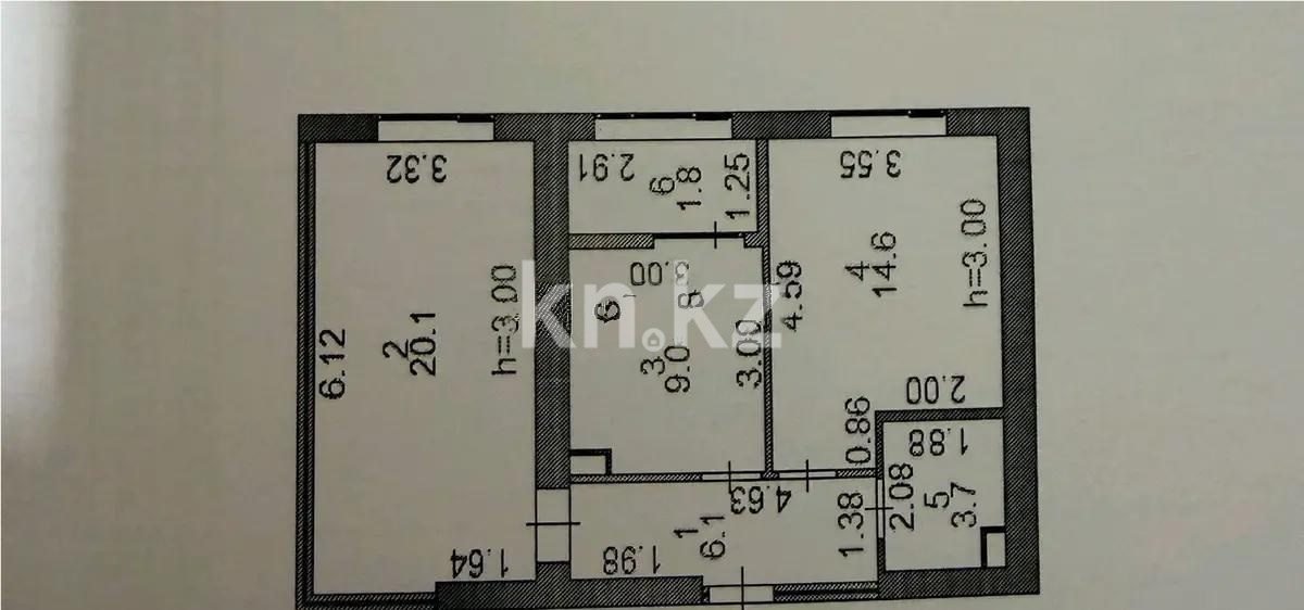 Продажа 2-комнатной квартиры, 55.4 м² в Астане - фото 4