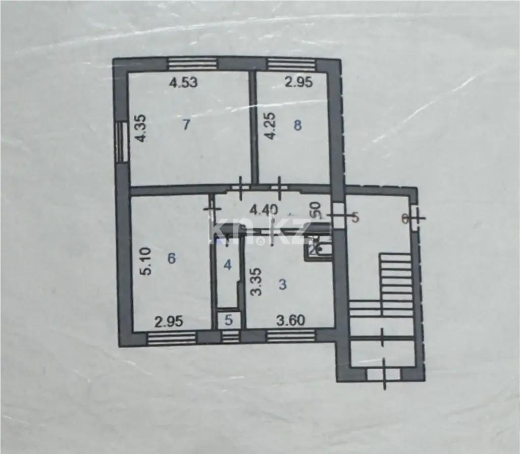 Продажа 3-комнатной квартиры, 68 м², ул. Победы, дом  109 в Караганде - фото 7