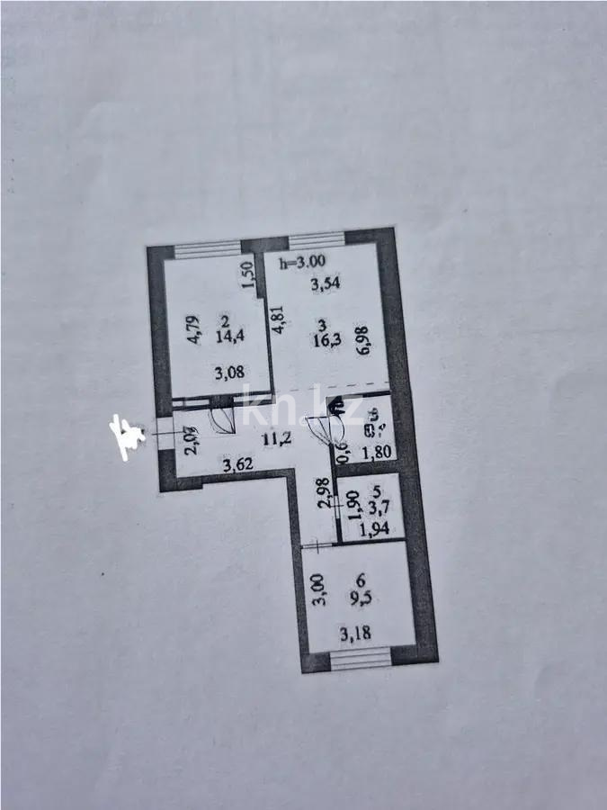 Продажа 3-комнатной квартиры, 61.1 м² в Астане - фото 7