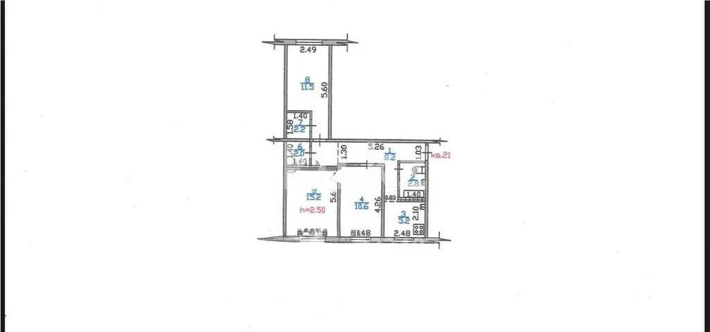 Продажа 3-комнатной квартиры, 60 м² в Алматы - фото 6