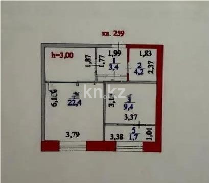 Продажа 2-комнатной квартиры, 41.1 м² в Астане - фото 6