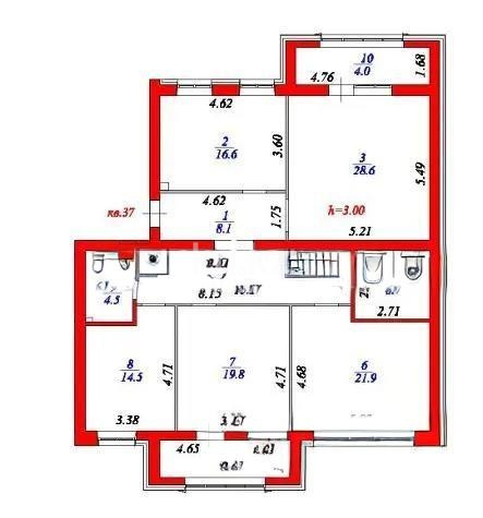Продажа 4-комнатной квартиры, 143.2 м² в Астане