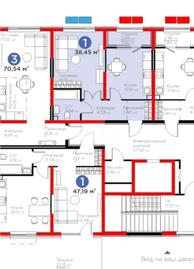 Продажа 1-комнатной квартиры, 38.5 м² в Алматы