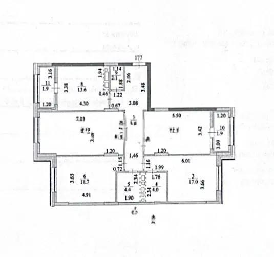 Продажа 4-комнатной квартиры, 121 м², ул. Бокейхана, дом  52 в Астане - фото 2