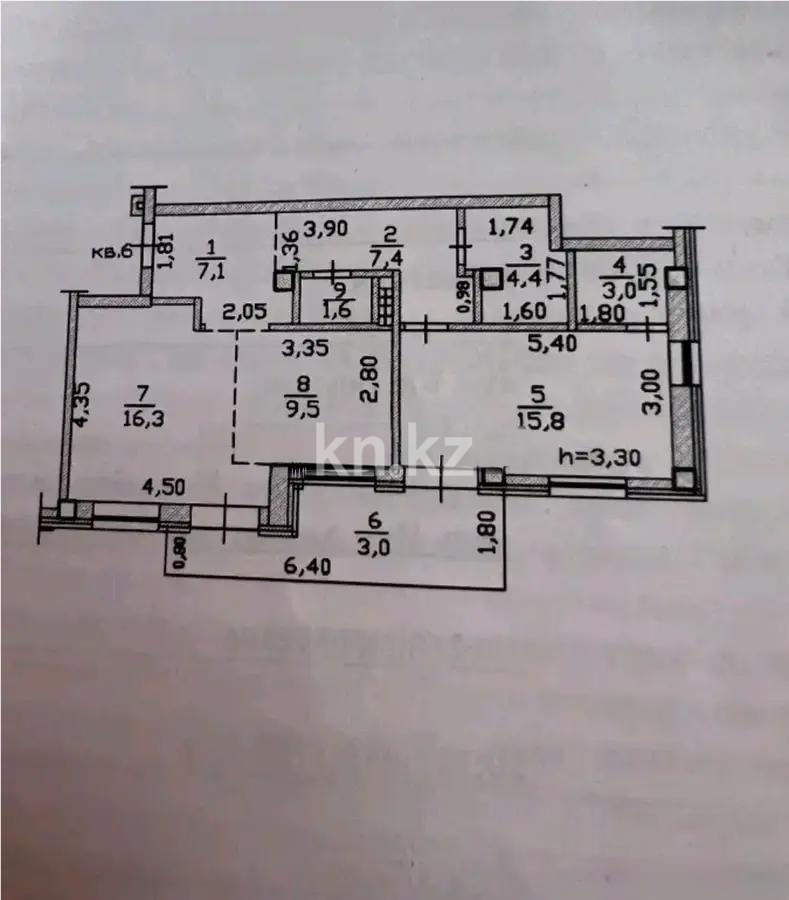 Продажа 2-комнатной квартиры, 70 м², ул. Салыкова, дом  40 в Алматы