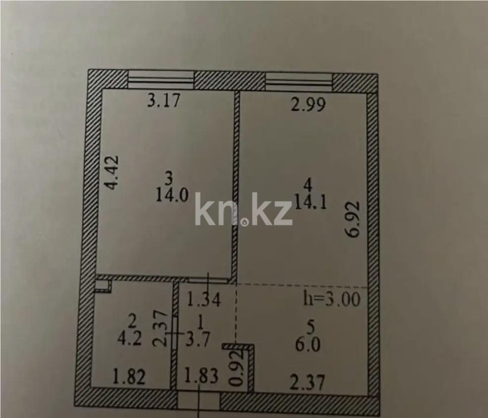 Продажа 2-комнатной квартиры, 42 м² в Астане - фото 4