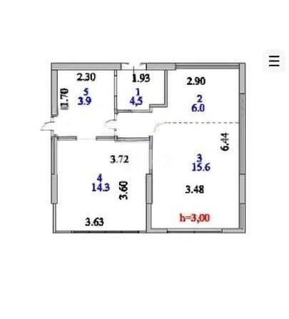 Продажа 2-комнатной квартиры, 44.3 м² в Астане - фото 5