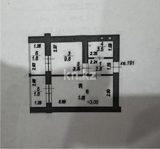 Продажа 1-комнатной квартиры, 38 м² в Астане