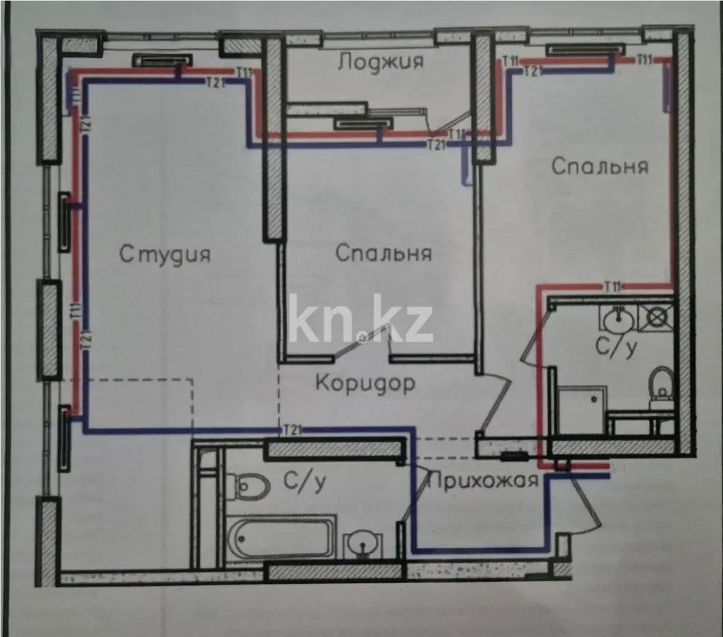 Продажа 3-комнатной квартиры, 68 м² в Алматы - фото 4