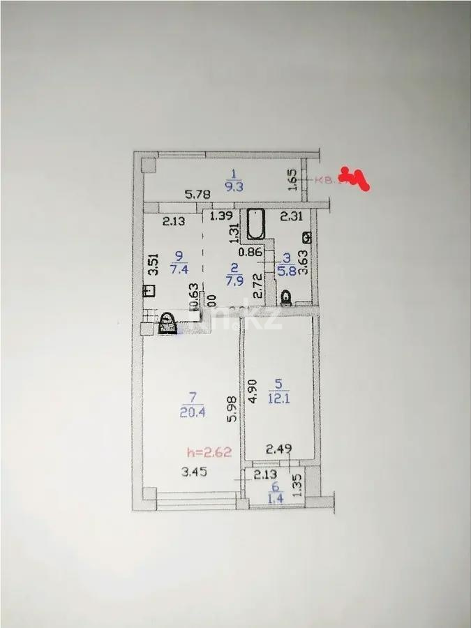 Продажа 2-комнатной квартиры, 65 м² в Алматы - фото 8