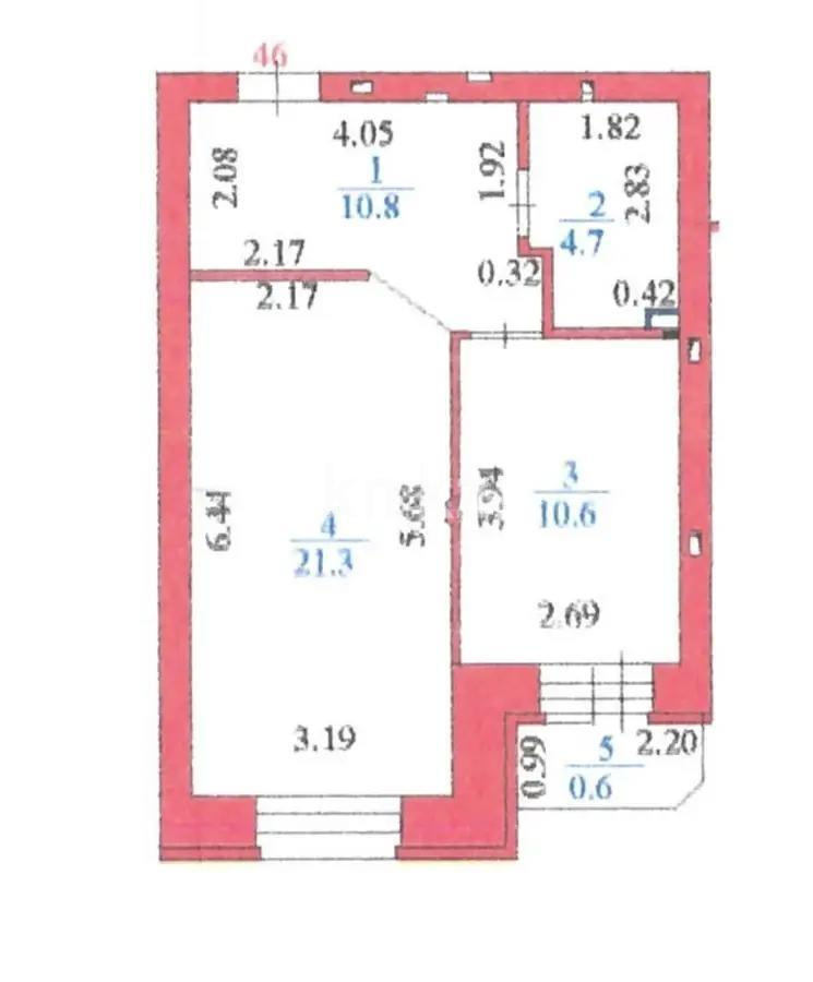 Продажа 1-комнатной квартиры, 48 м², ул. Торайгырова, дом  2 в Астане - фото 5