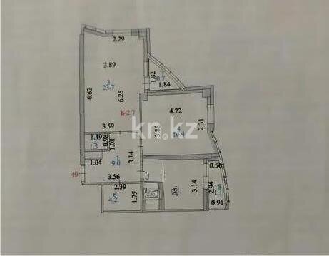 Продажа 2-комнатной квартиры, 68.9 м² в Астане - фото 4