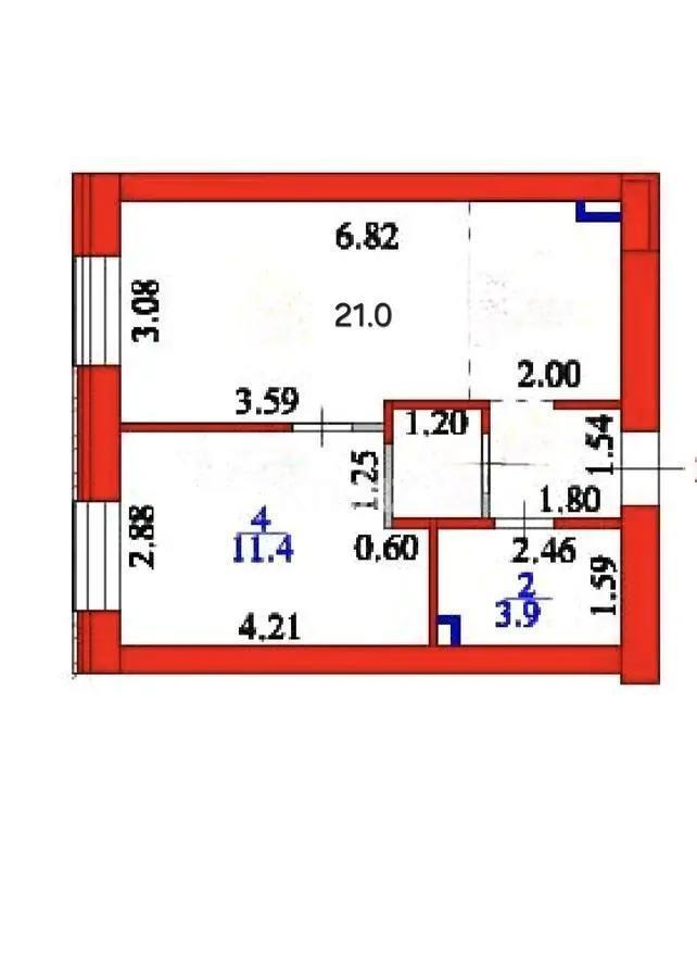 Продажа 2-комнатной квартиры, 41 м² в Астане - фото 6