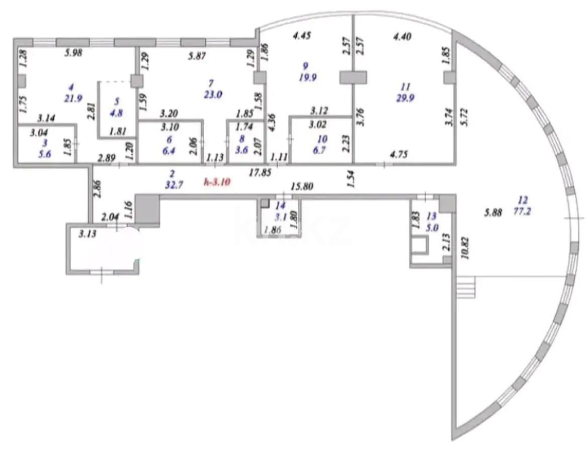 Продажа 5-комнатной квартиры, 243 м² в Астане - фото 6