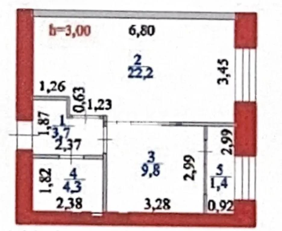 Продажа 1-комнатной квартиры, 42 м² в Астане - фото 2
