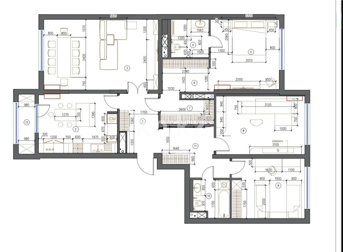 Продажа 4-комнатной квартиры, 140.5 м² в Алматы